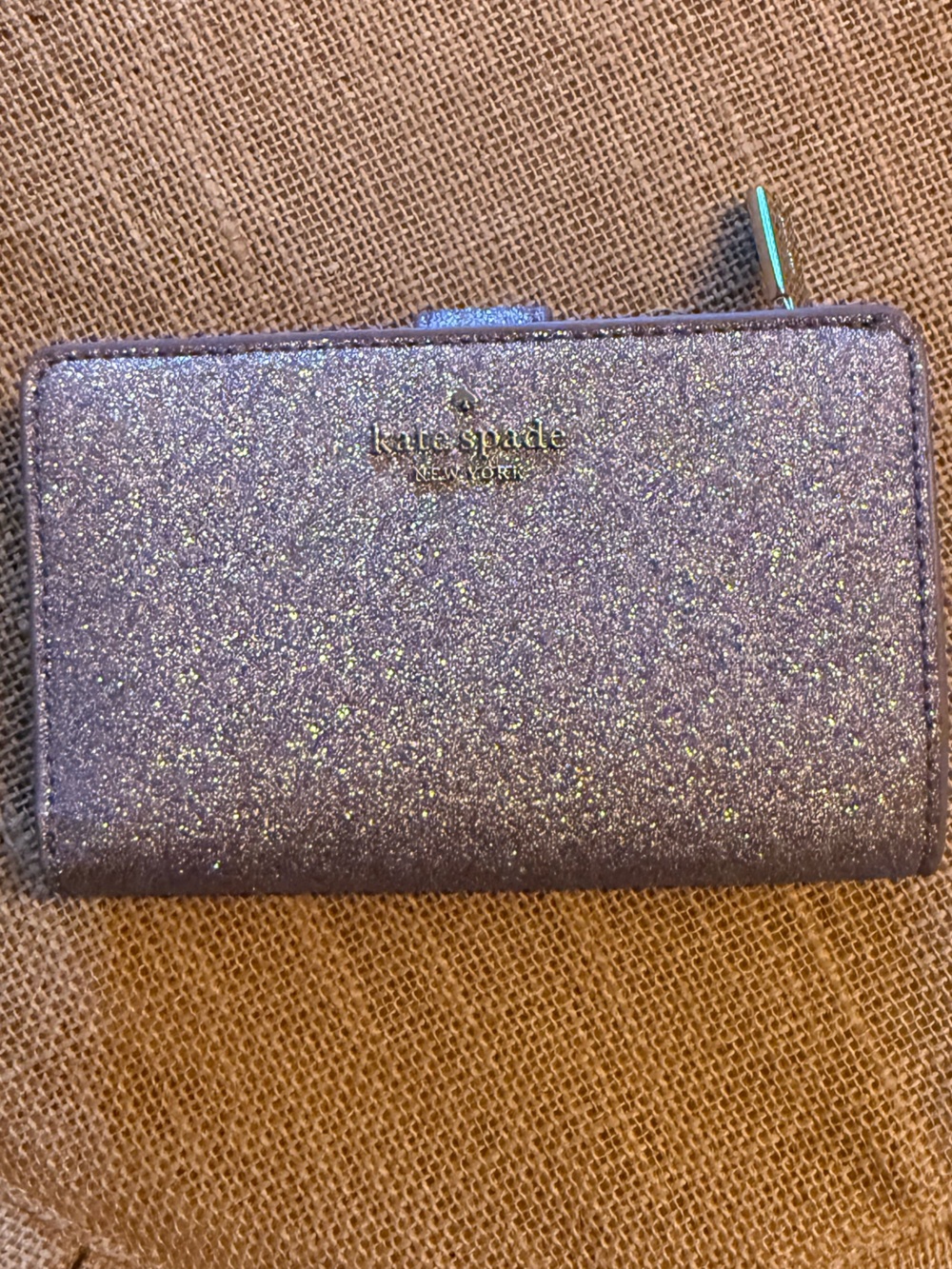 kate spade Glitter Wallet Phone Case - Lavender Sparkle